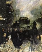 George Wesley Bellows Steaming Streets oil painting on canvas